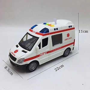 ماشین آمبولانس اسباب بازی موزیکال Musical AMBULANCE Car 1:16_اسباب بازی